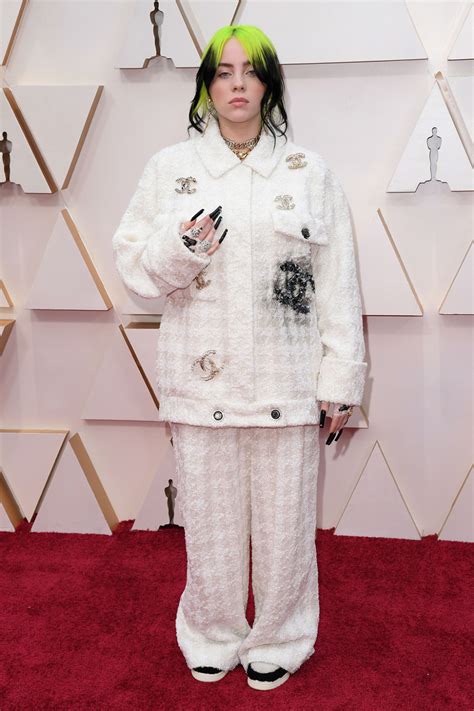 billie eilish wearing chanel|Billie Eilish Chanel dress.